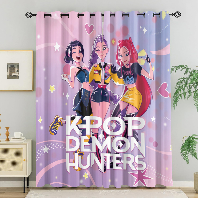 Blackout Curtain Nursery - 2 шт. светонепроницаемые шторы Hasbro Kpop