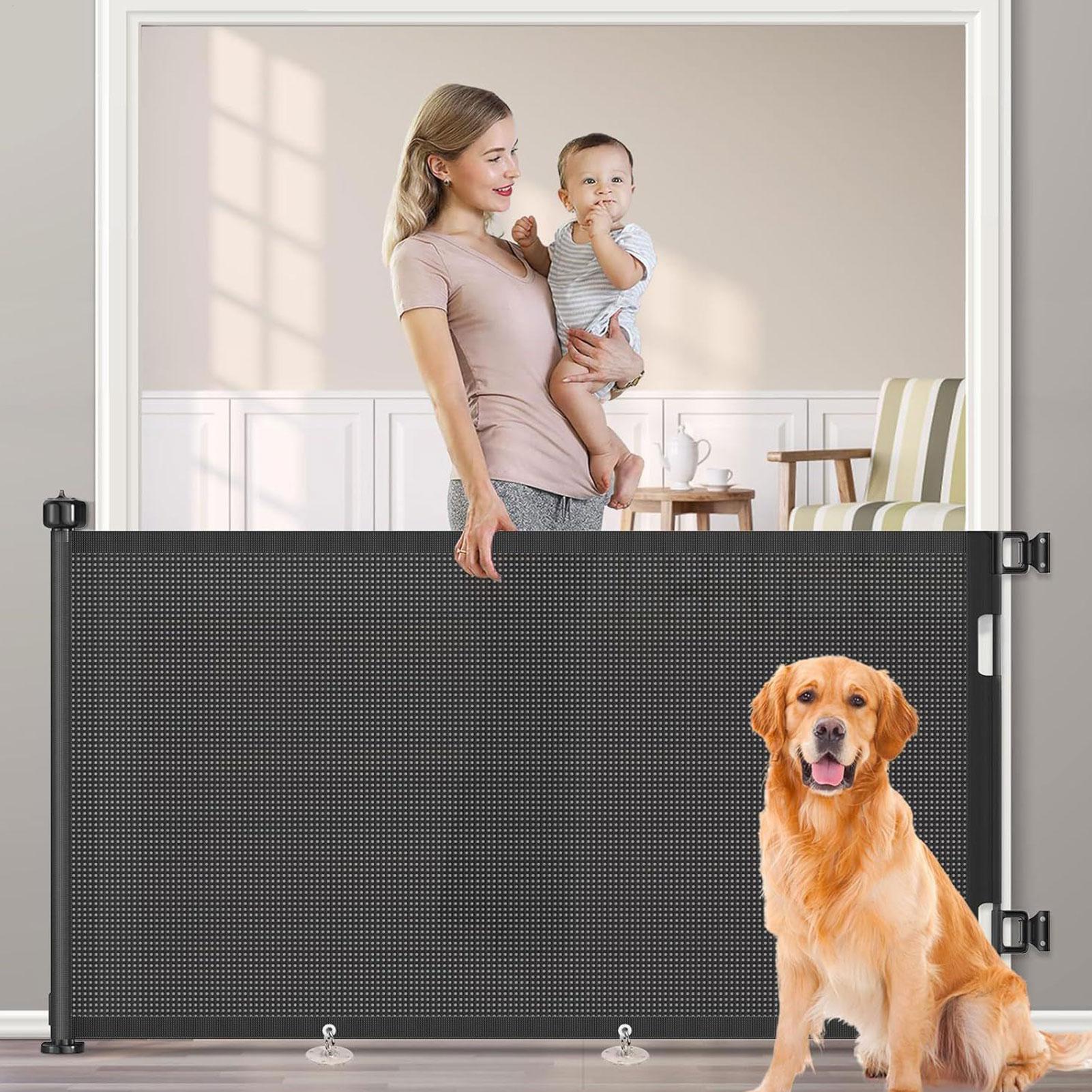 Baby Gate Extra Wide - Выдвижные ворота-ограждение для домашних животных и