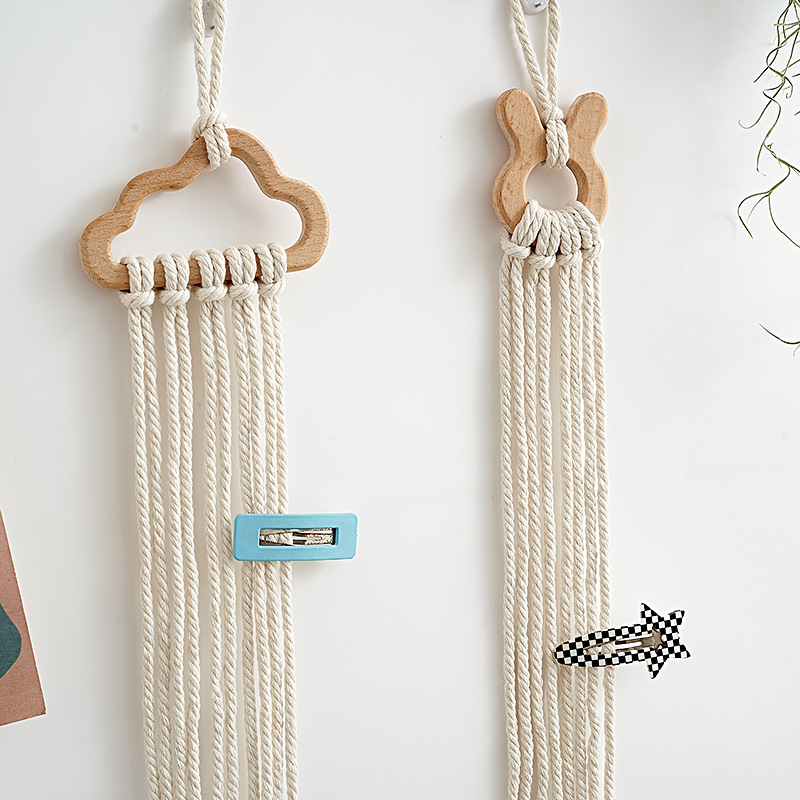 Baby Nursery Decor Ideas - Деревянный настенный органайзер для заколок и