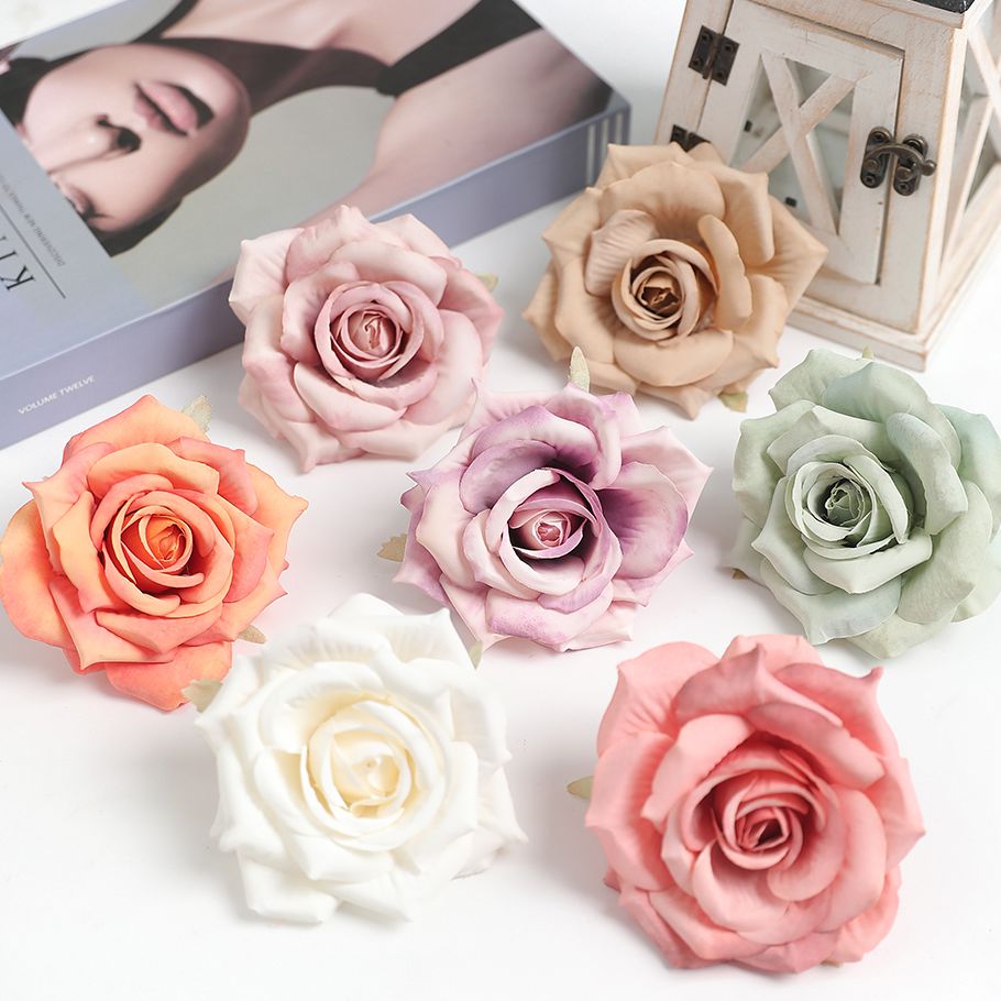 Baby Nursery Decor Ideas - 2/5 шт. Искусственные шелковые розы, декор