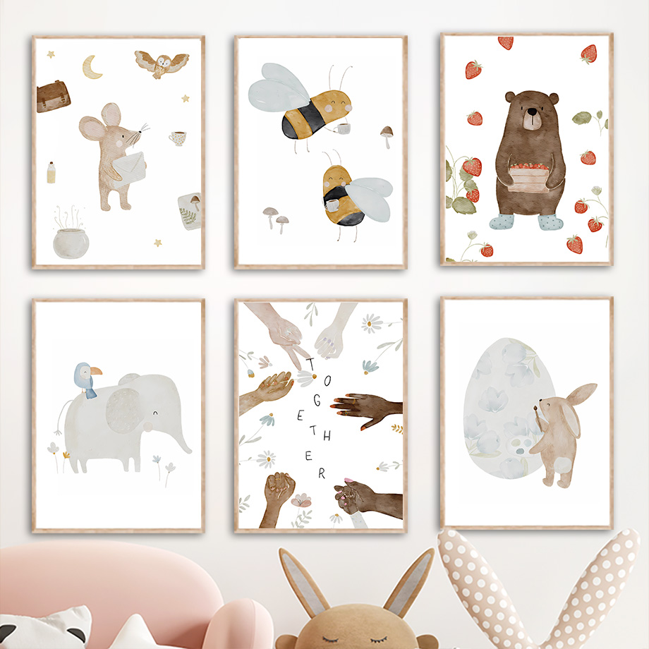 Baby Nursery Prints - Постеры и принты в стиле бохо