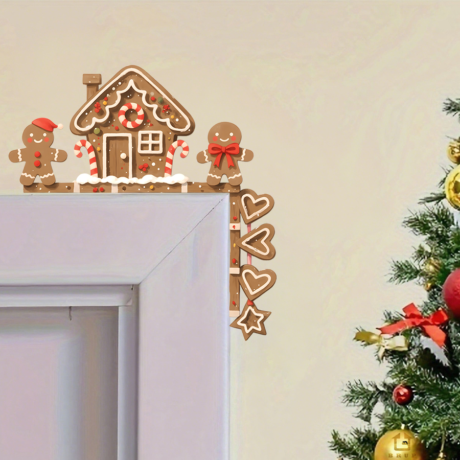 Baby Nursery Artwork - Рождественская наклейка на стену с пряничным