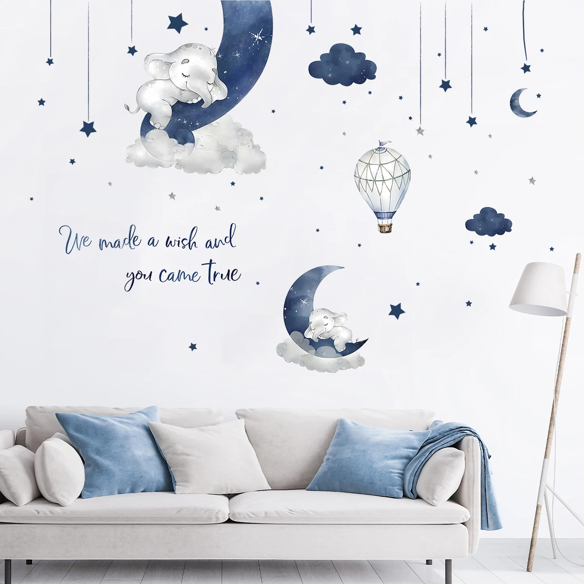 Baby Nursery Decor Ideas - 1 шт., наклейка на стену с