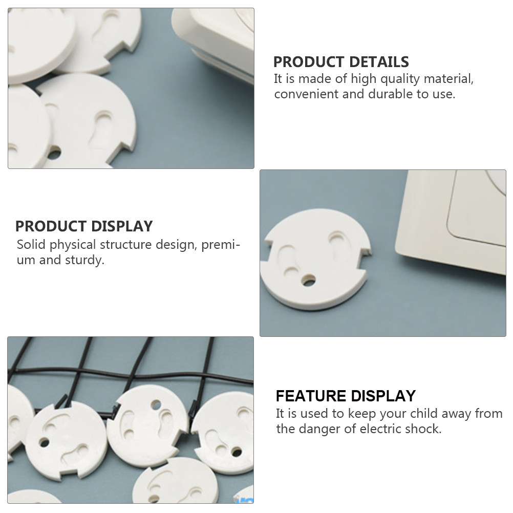 Outlet Cover Childproof - 10 шт. защитных колпачков для розеток