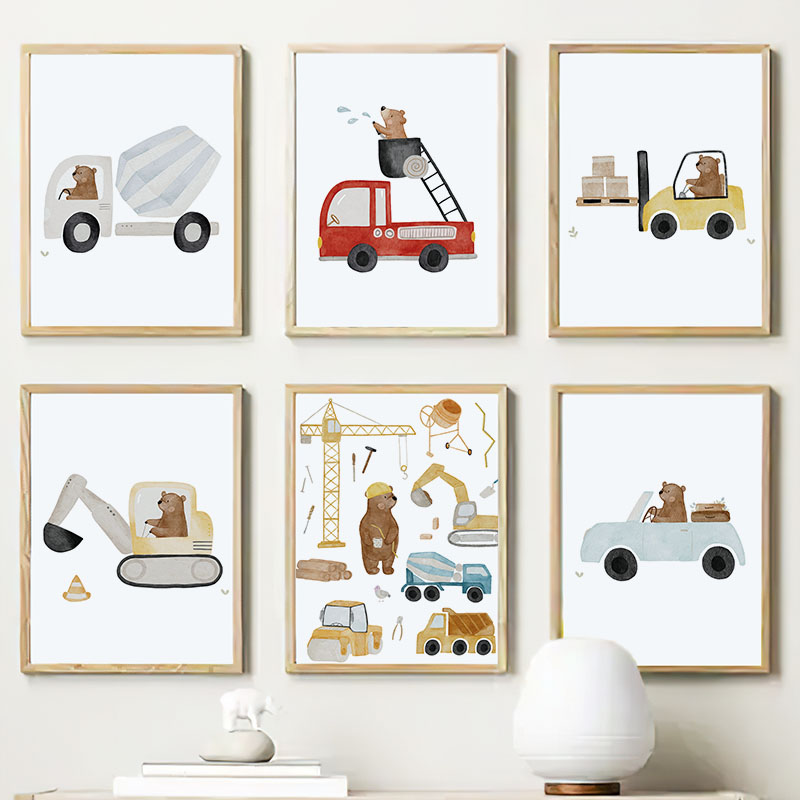 Настенный декор для детской ко – обзор и цена Baby Nursery Prints