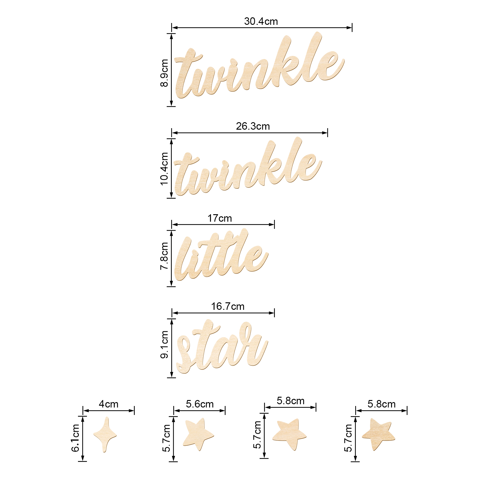 Деревянная вывеска Twinkle Twi – обзор и цена Baby Nursery Sign