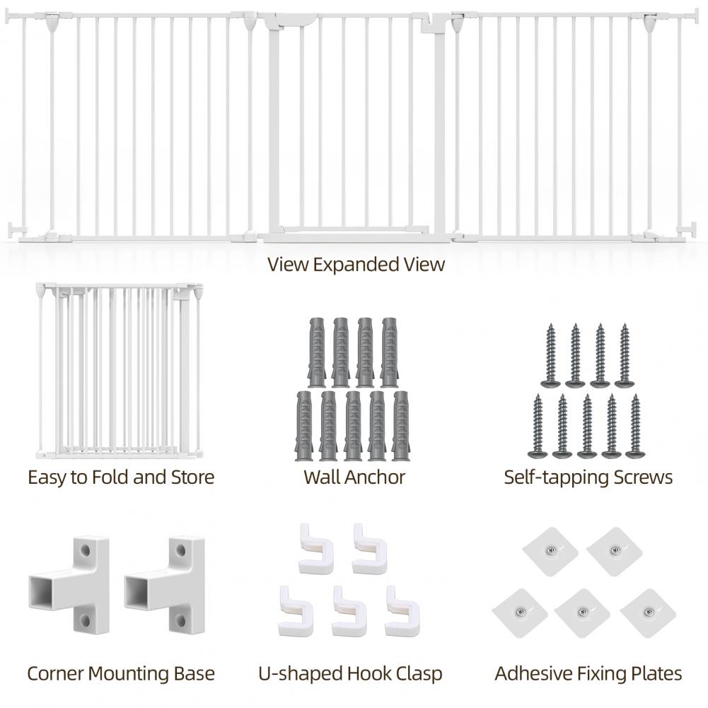 Очень широкие защитные ворота  – обзор и цена Baby Gate Extra Wide