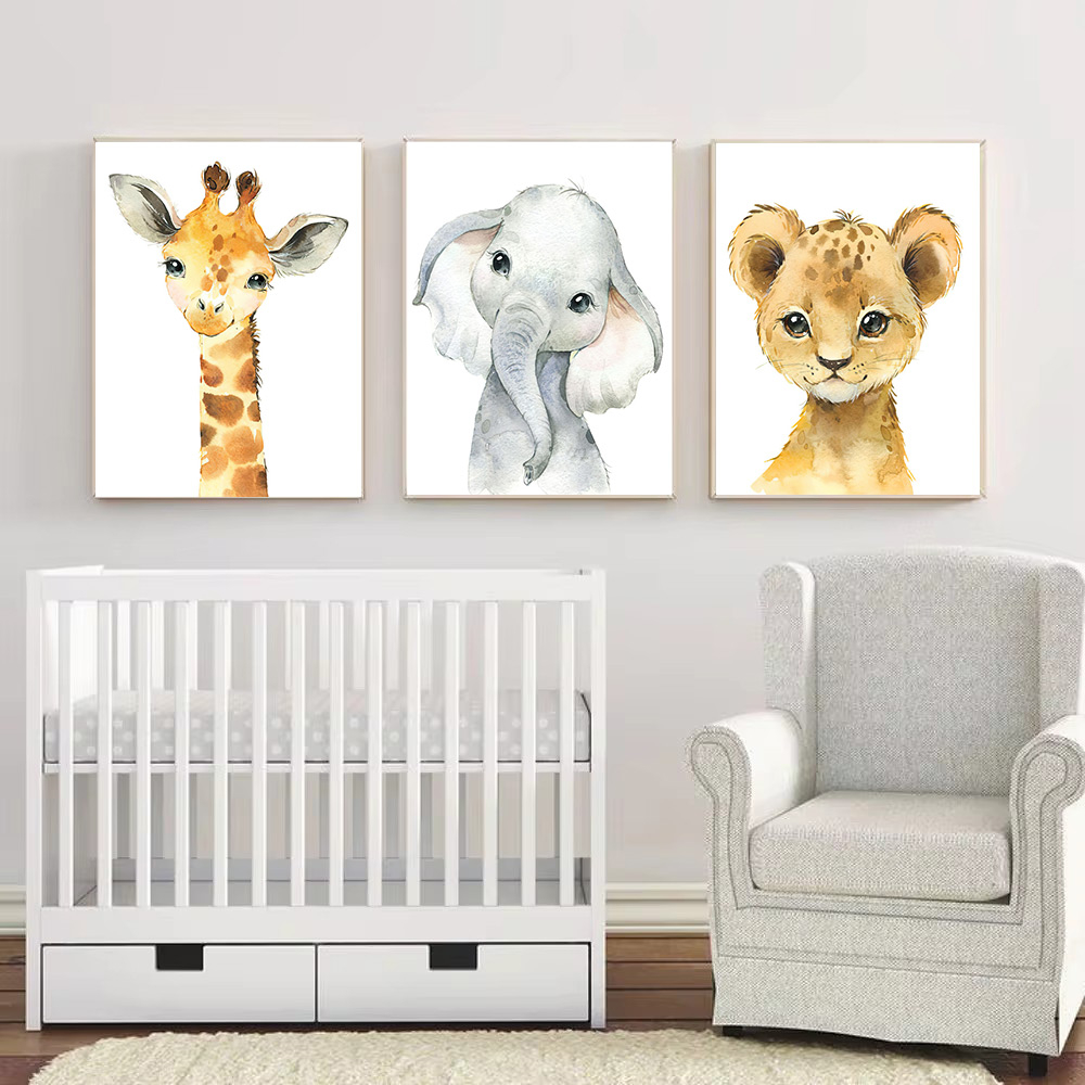 Декор для детской комнаты сафа – обзор и цена Baby Nursery Animal Pictures