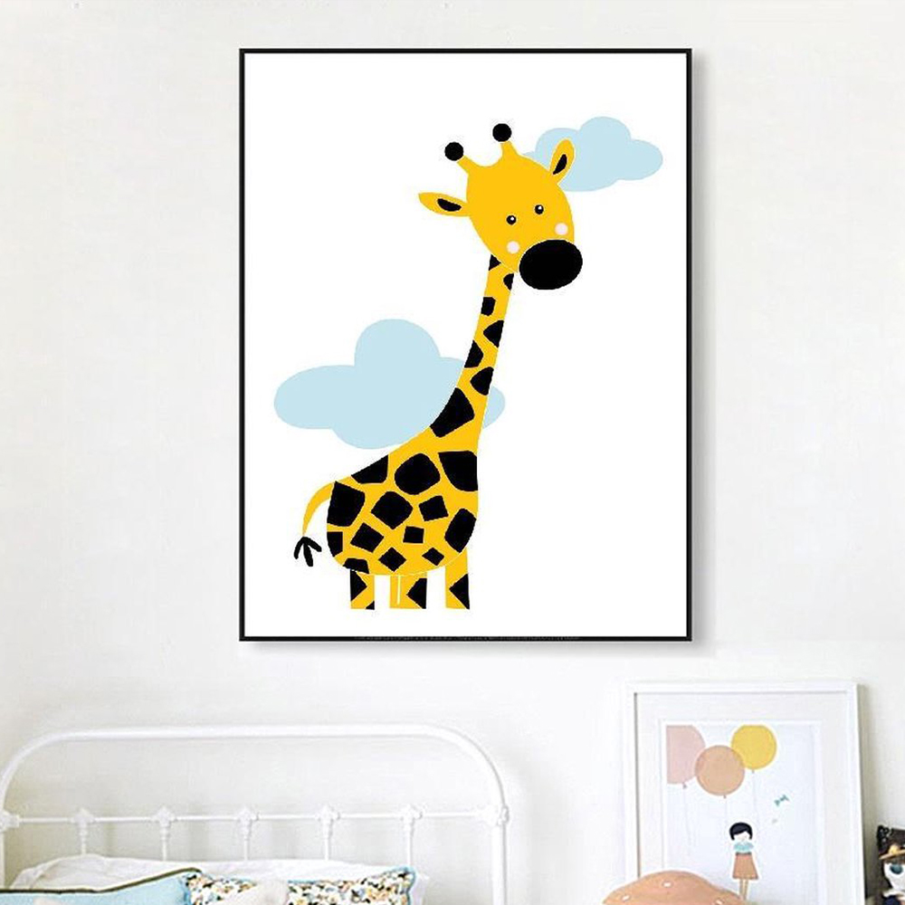 Картина на холсте для детской  – обзор и цена Baby Nursery Yellow Walls
