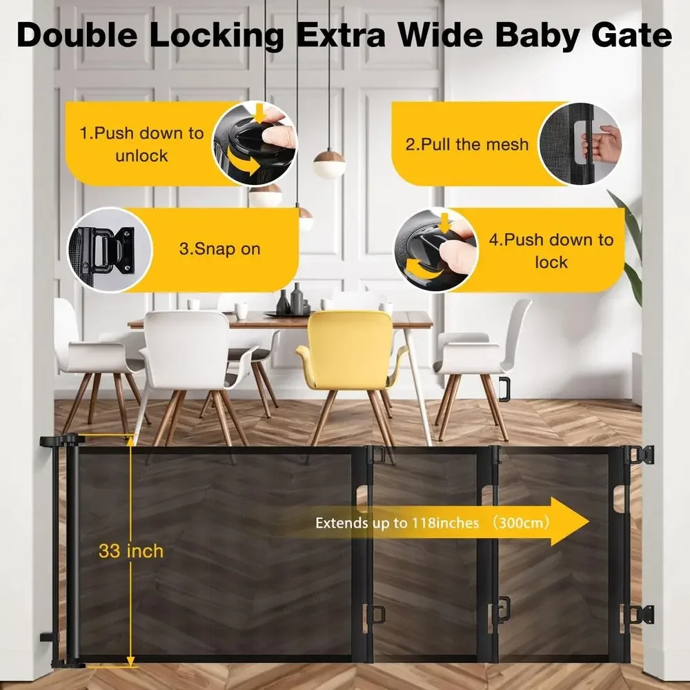 Выдвижные сверхширокие детские – обзор и цена Baby Gate Extra Wide