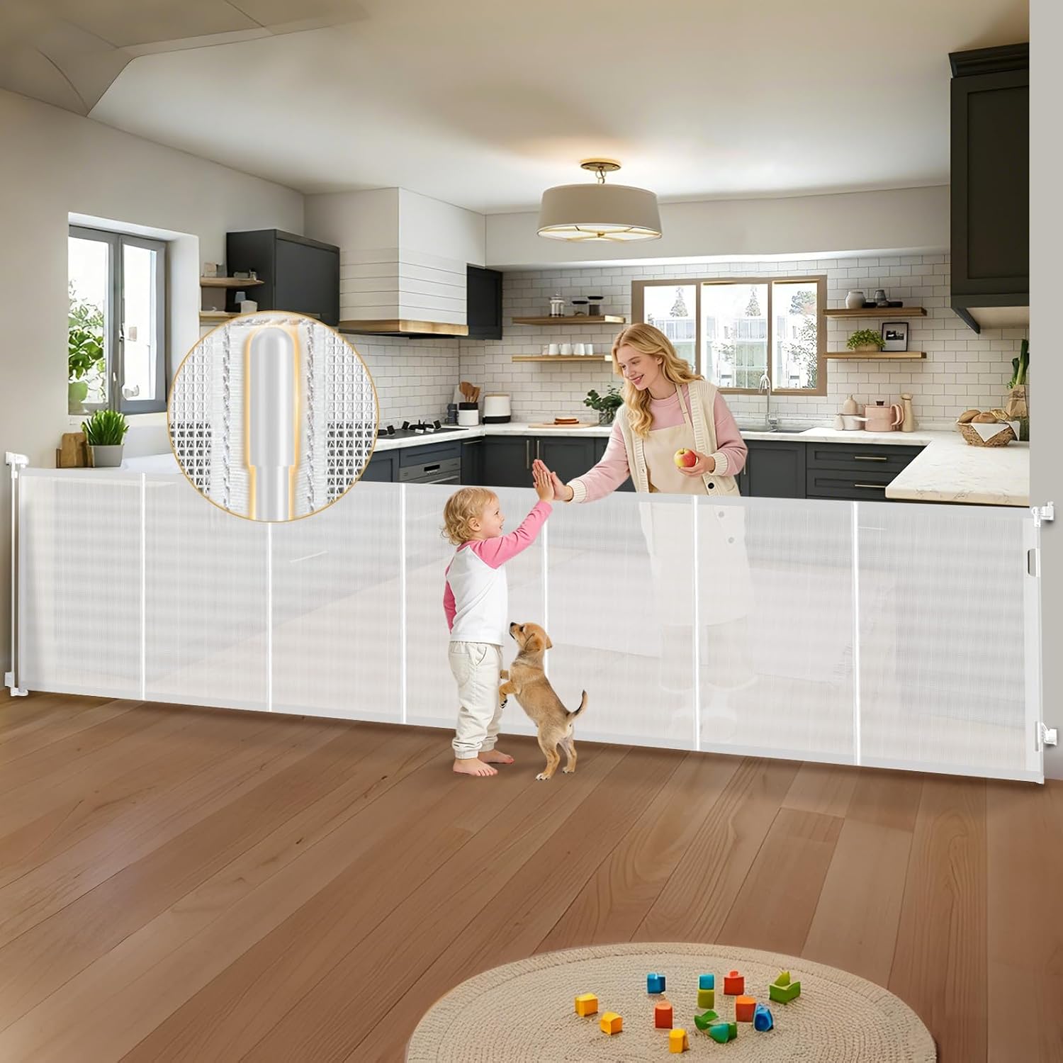 Раздвижные защитные ворота для – обзор и цена Baby Gate Extra Wide