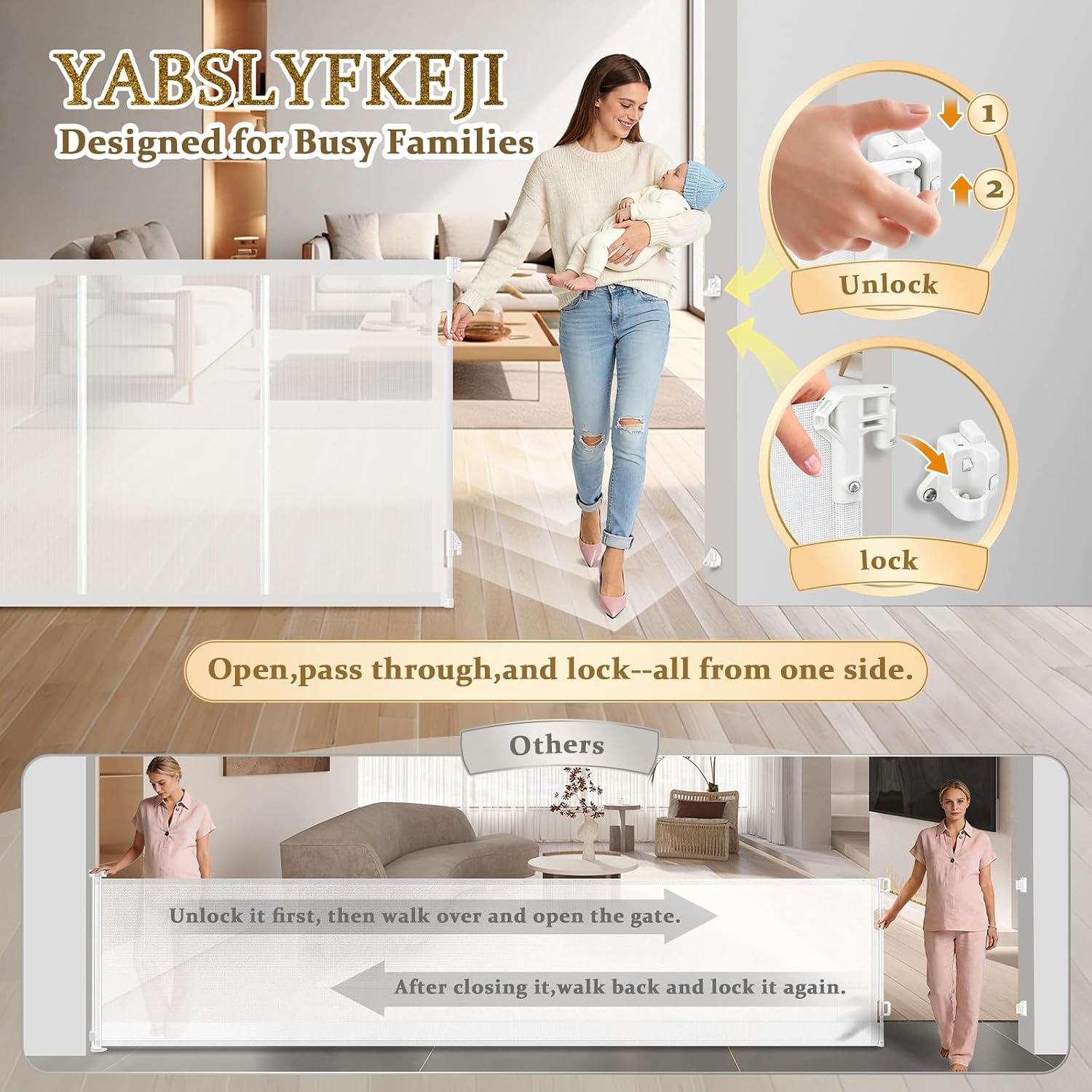Раздвижные защитные ворота для – обзор и цена Baby Gate Extra Wide