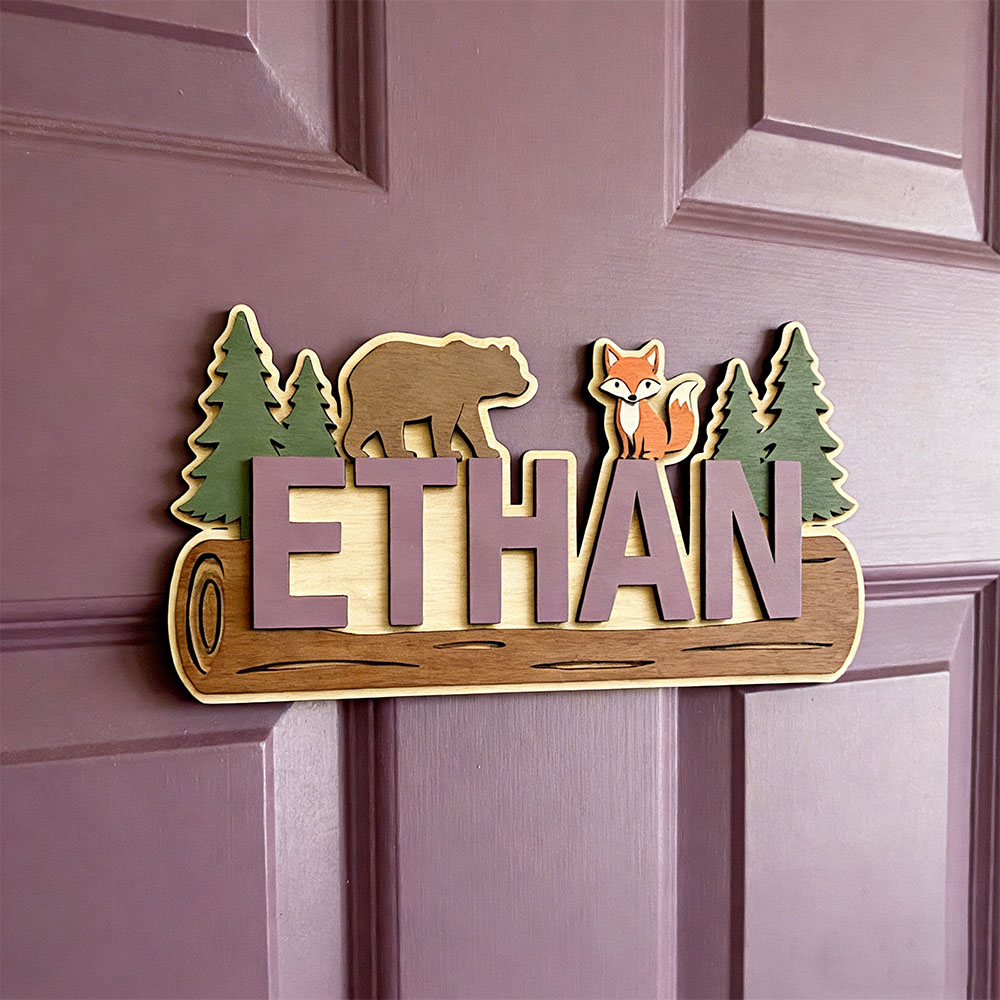 Деревянная табличка с именем н – обзор и цена Baby Nursery Sign