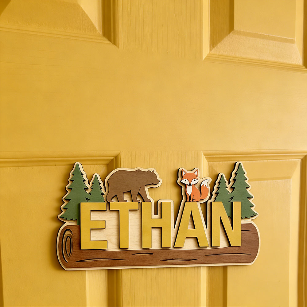 Деревянная табличка с именем н – обзор и цена Baby Nursery Sign