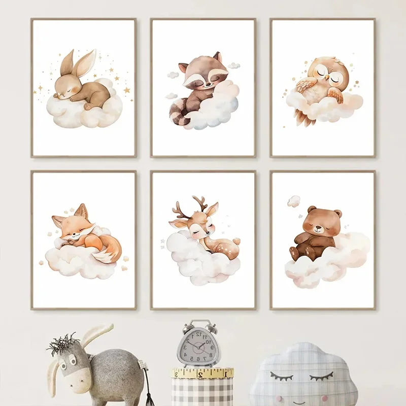 Мультфильм Облако Животное Хол – обзор и цена Baby Nursery Animal Pictures