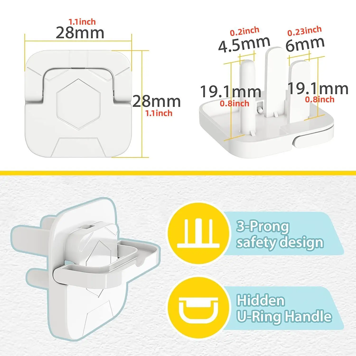 1/3/5/10/20 шт. защитные колпа – обзор и цена Outlet Cover Childproof