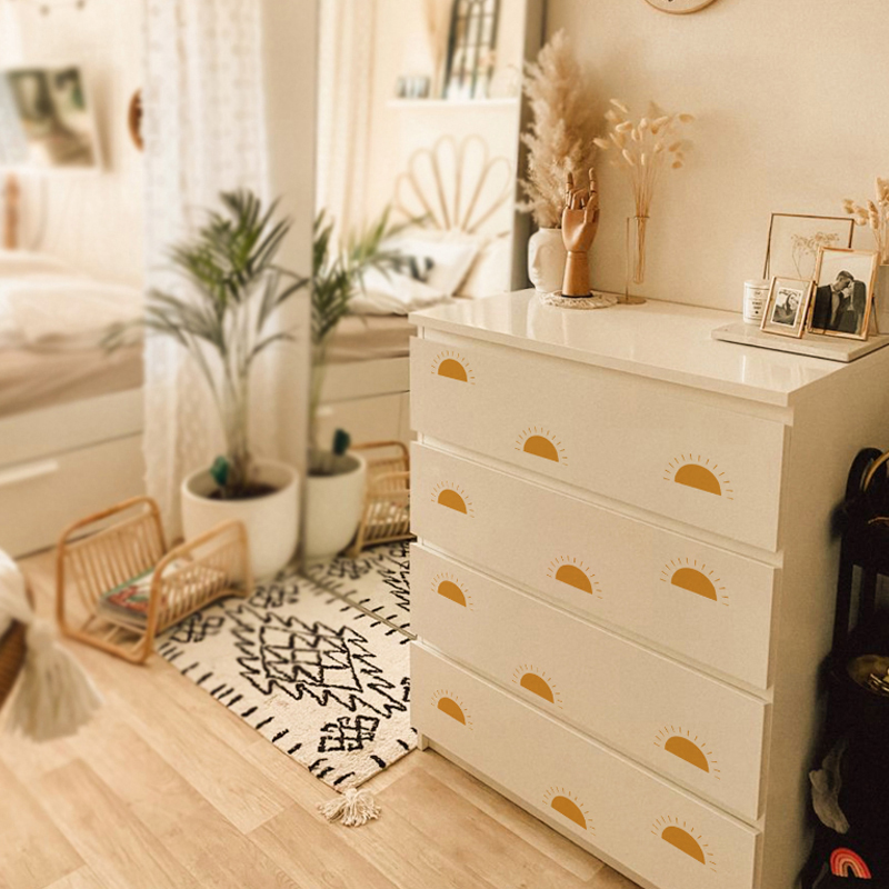 Настенные стикеры в стиле бохо – обзор и цена Baby Nursery Yellow Walls