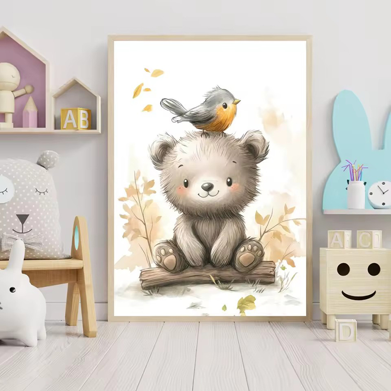 Иллюстрации мультяшных животны – обзор и цена Baby Nursery Animal Pictures