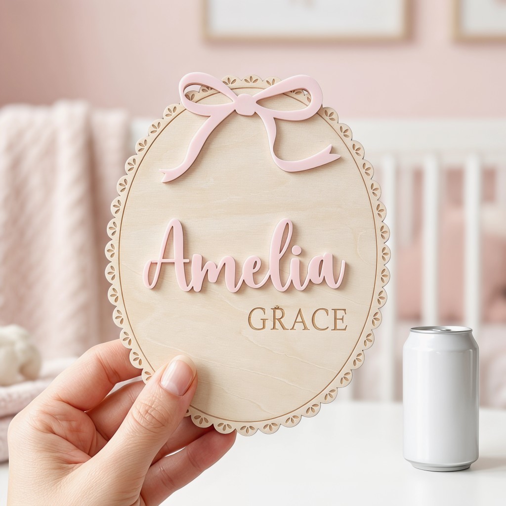 1 шт. Деревянная табличка с им – обзор и цена Baby Nursery Artwork