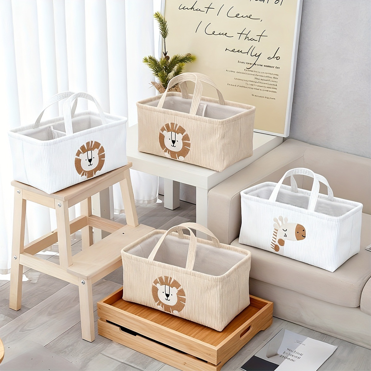 Милая корзина для подгузников  – обзор и цена Baby Nursery Organiser