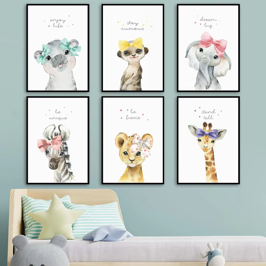Лев Зебра Жираф Слон Бегемот Ц – обзор и цена Baby Nursery Animal Pictures