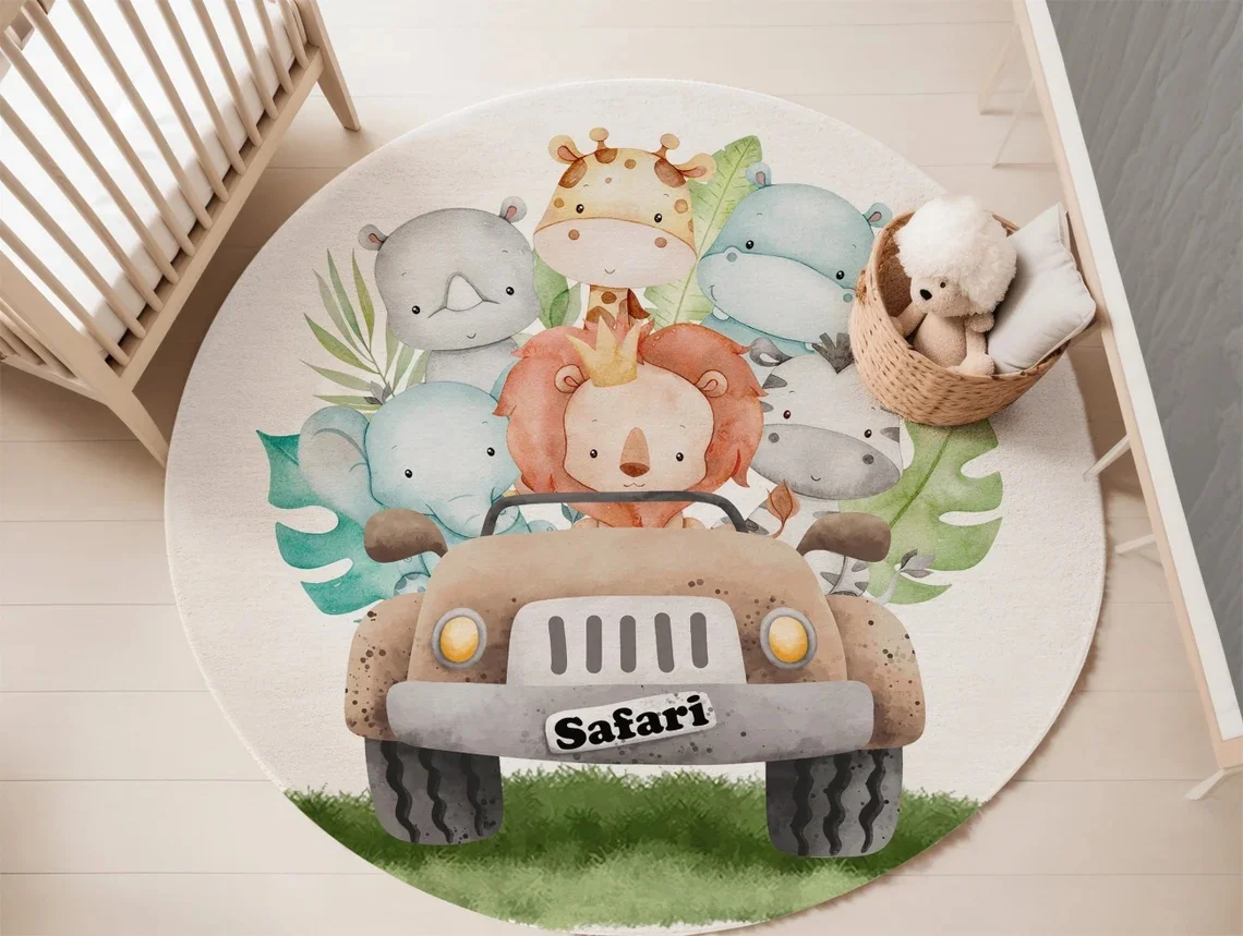 Коврик с изображением лесных ж – обзор и цена Baby Nursery Carpet