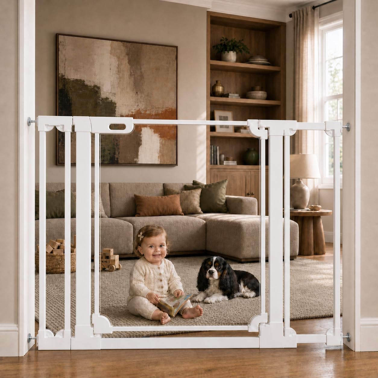 Прозрачные акриловые защитные  – обзор и цена Baby Gate Extra Wide