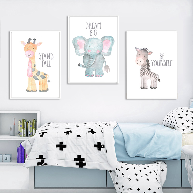 Детские животные, лев, слон, ж – обзор и цена Baby Nursery Animal Pictures