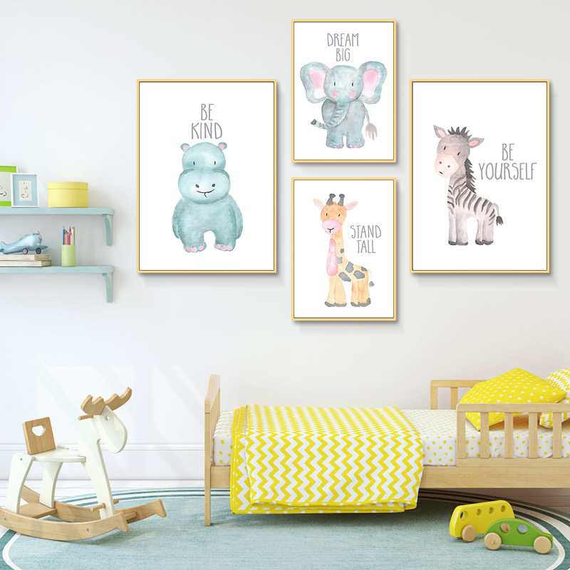 Детские животные, лев, слон, ж – обзор и цена Baby Nursery Animal Pictures